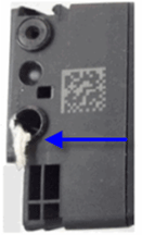Glue residue on the cartridge obstructs ink flow, causing printing errors. Check before installation.